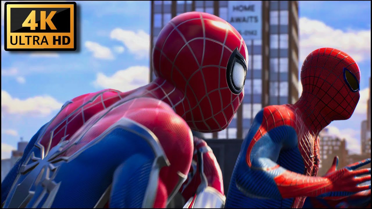 [PS5] TASM & TRACK SUIT VS SANDMAN BOSS FIGHT (NG+)-Marvel's Spider-Man 2 (4K )ULTRA HD