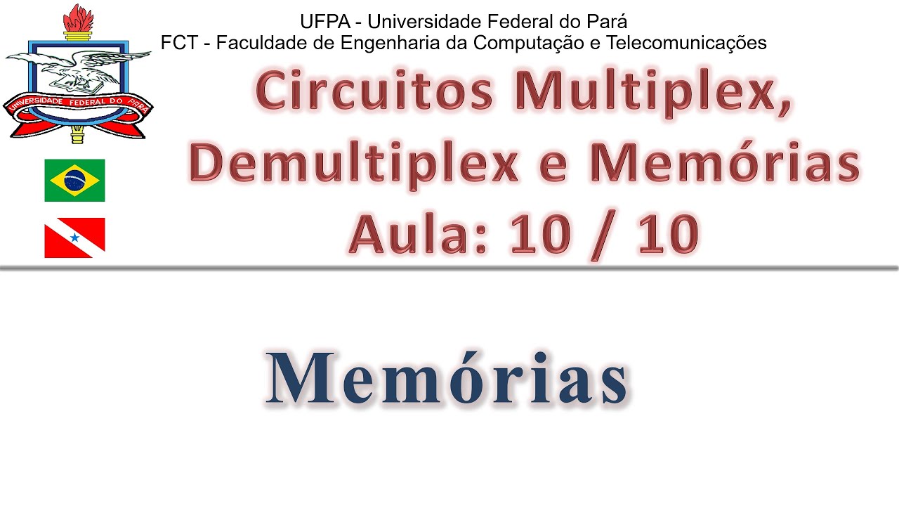 Memórias - #10 - Circuitos Multiplex - Eletrônica Digital