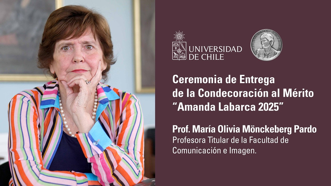 Condecoraci&oacute;n al M&eacute;rito Amanda Labarca a la Prof. Mar&iacute;a Olivia M&ouml;nckeberg