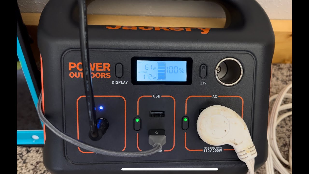 Solar Pass-Through Charging with HF Jackery Explorer 290