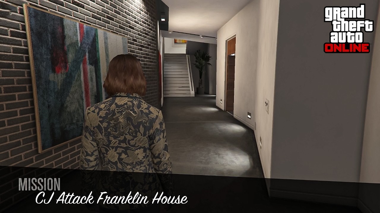 GTA Online - CJ Attack Franklin House! Full Mission.