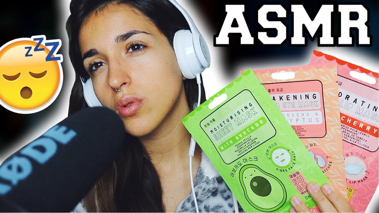 ✨ASMR 😴 PROBANDO *MASCARILLAS COREANAS* 😱✨