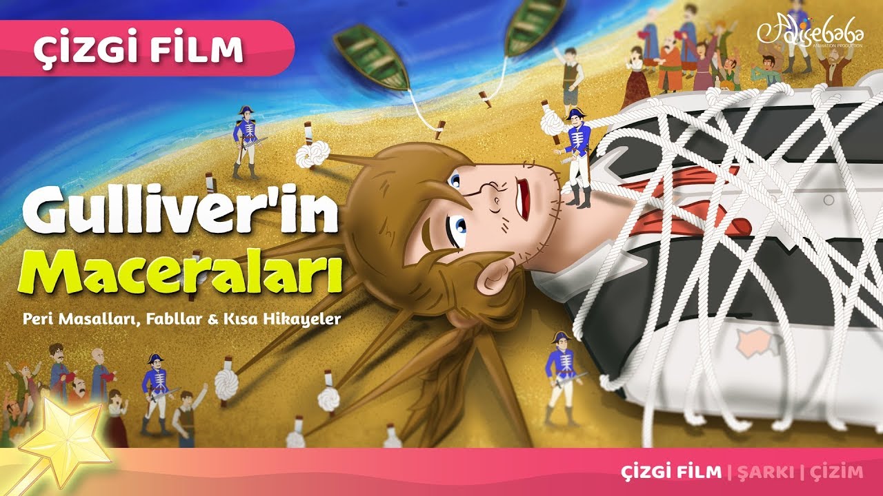 Adisebaba &Ccedil;izgi Film Masallar - G&uuml;liver'in Maceraları