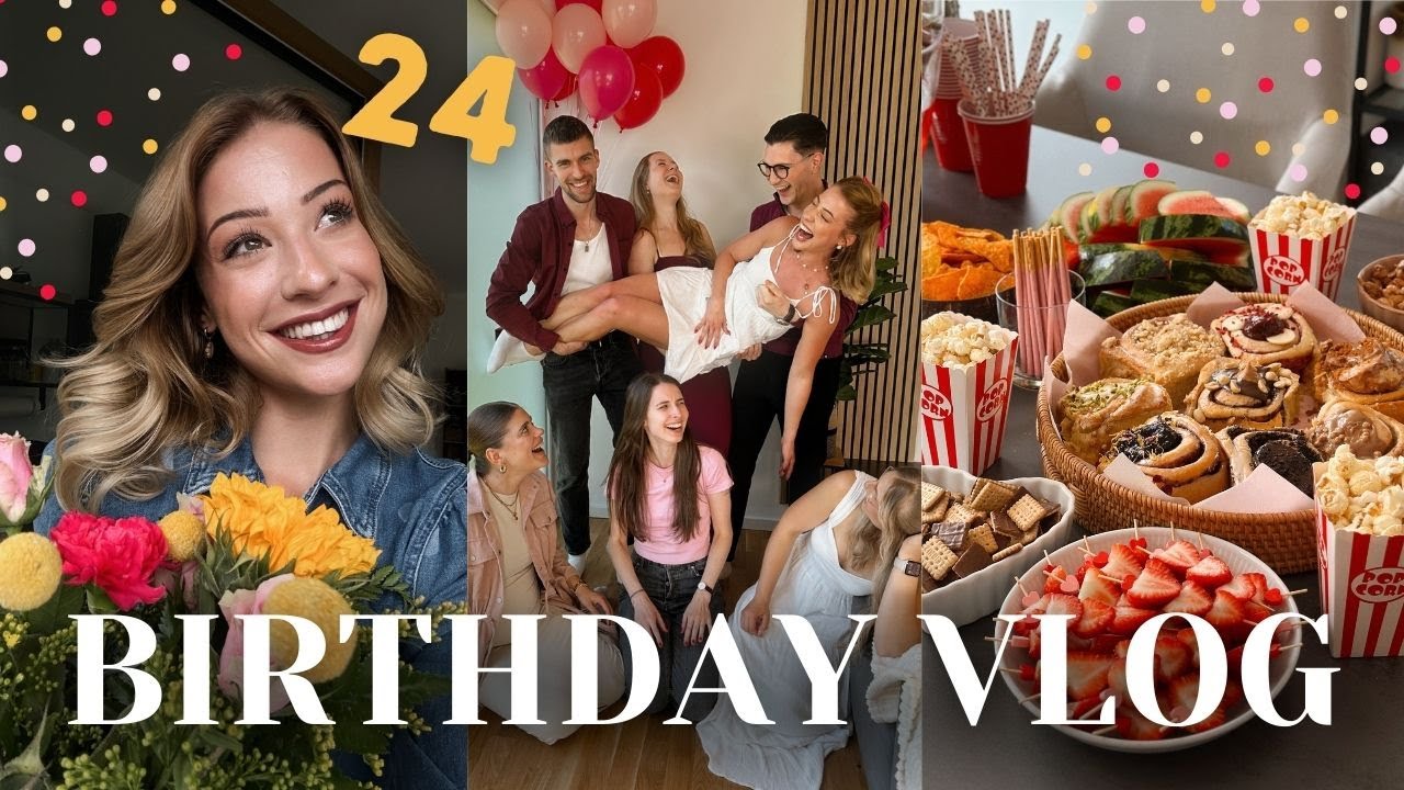 BIRTHDAY VLOG - Mein Geburtstag, Party, Deko & Vorbereitung 🥳🕺🏼🎈