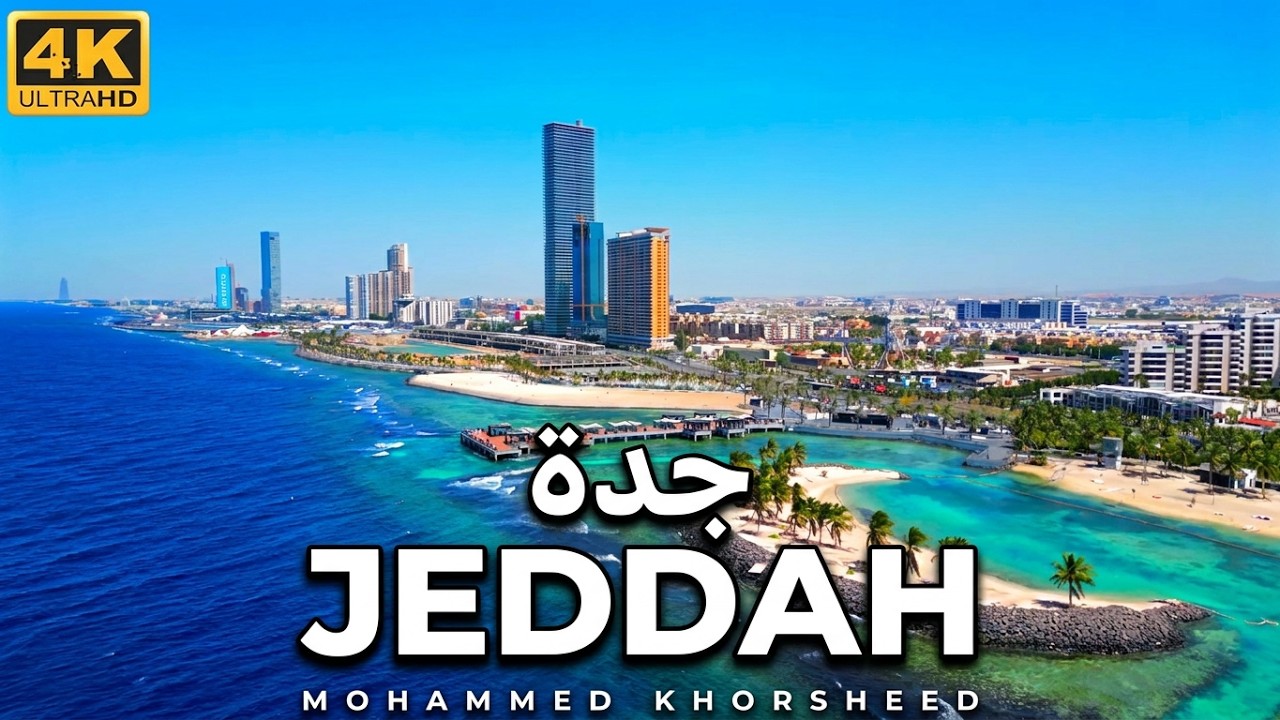 Jeddah Corniche | Aerial 4K 60FPS Drone Over Saudi Arabia