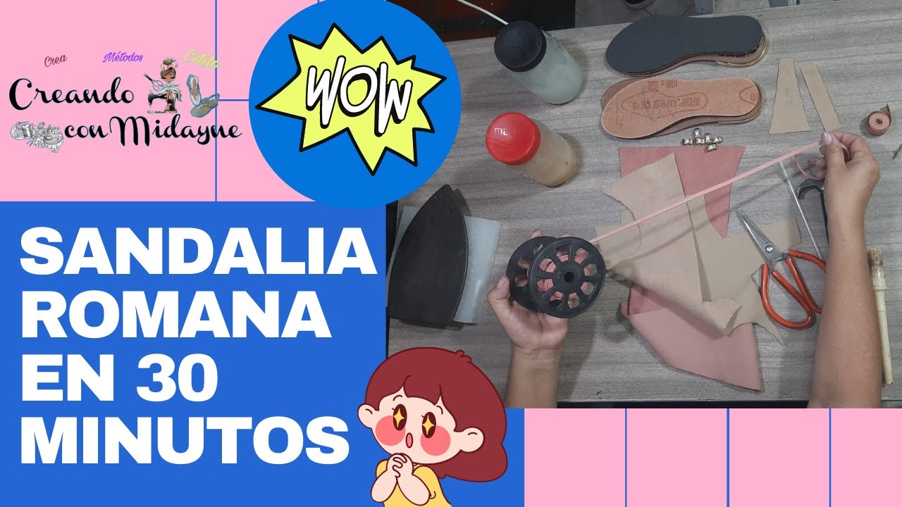 Hacer sandalias romanas en menos de 30 minutos