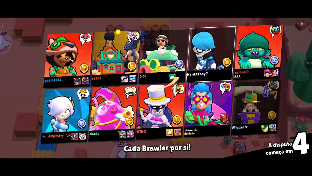 Jogando de Edgar no Brawl Stars 