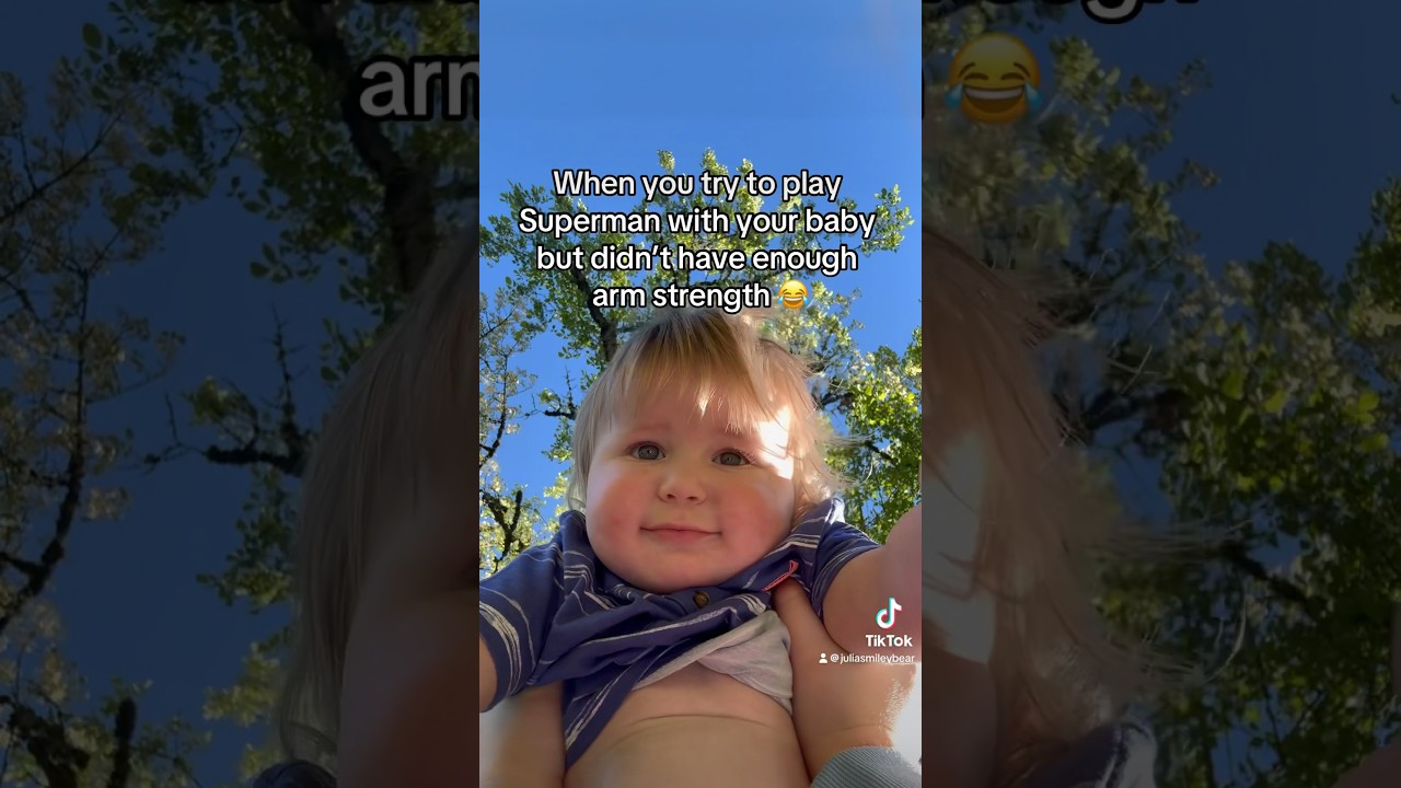 We will work on that! #baby #babytok  #babies #babiesofyoutube #shortsviral #lionbaby #supermanbaby