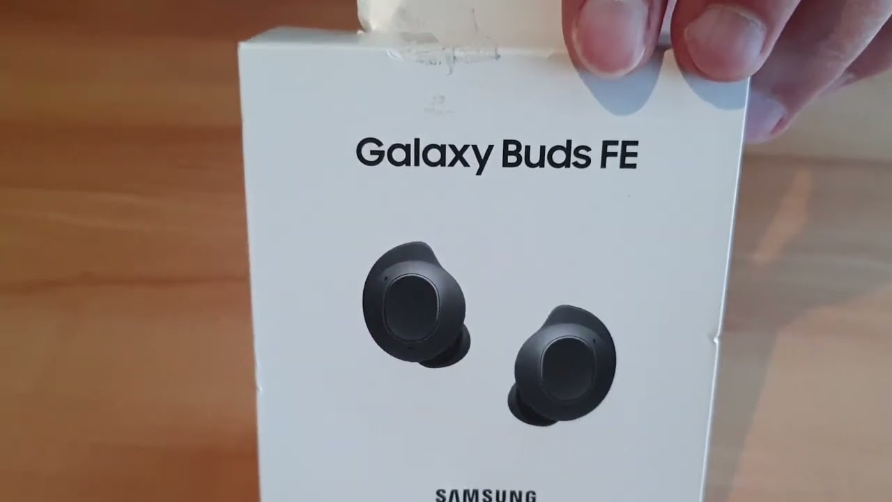 Распаковка наушников Samsung Galaxy Buds FE