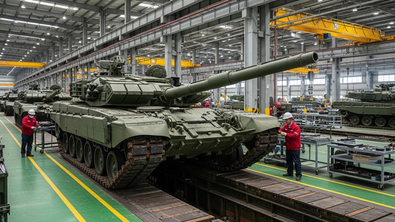 Inside China's Secret Tank Factory | How the PLA Builds 500 Battle Tanks Per Year