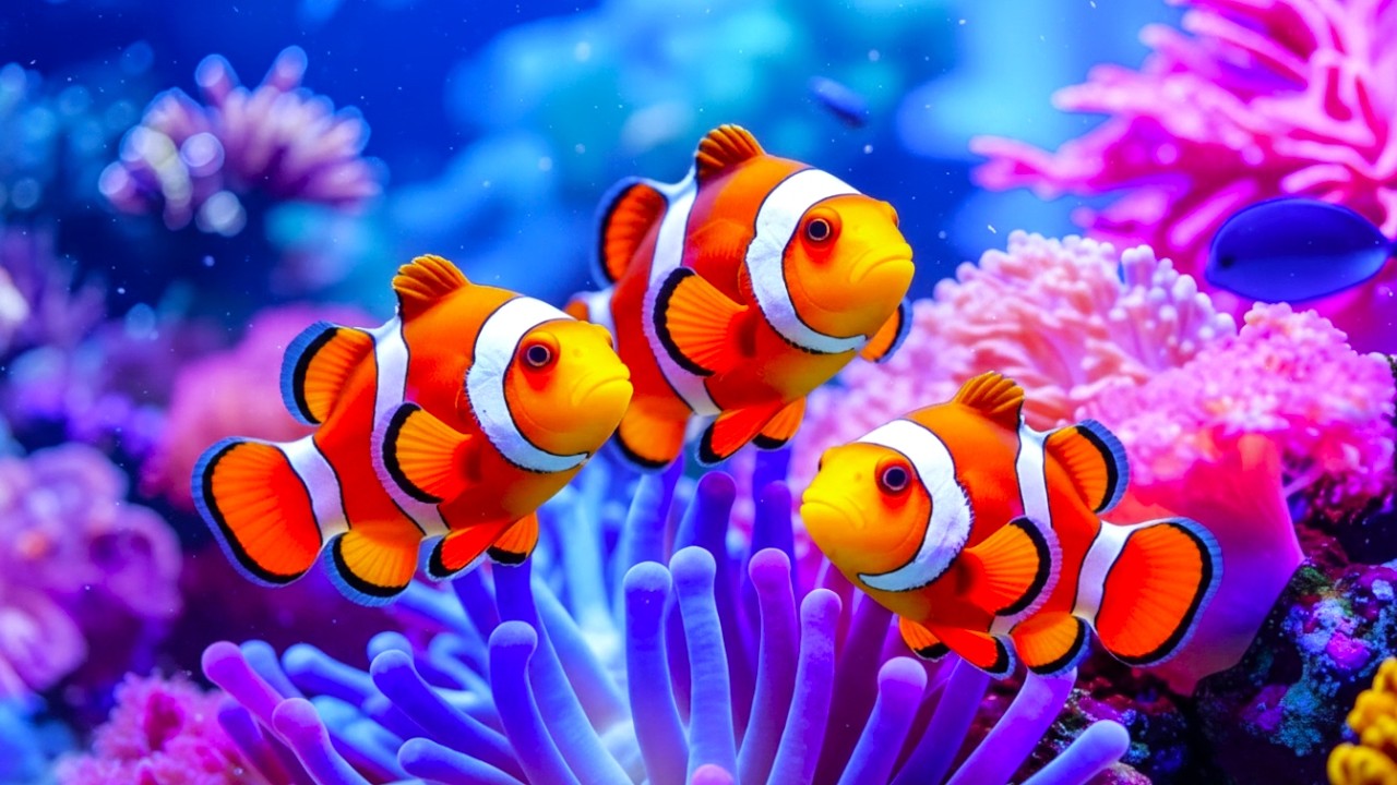 The Best 4K Aquarium – Soothing Jellyfish & Reef Fish with Sleep Music for Deep Relaxation