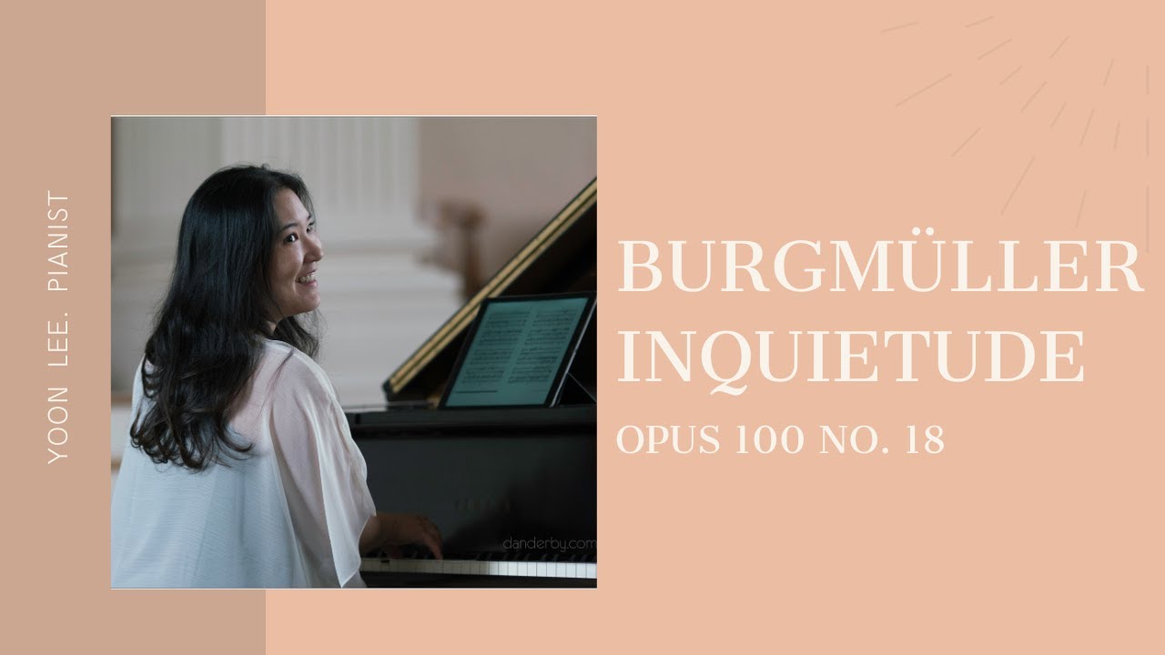 Burgmüller Inquietude (Discomfort), Opus 100 No. 18