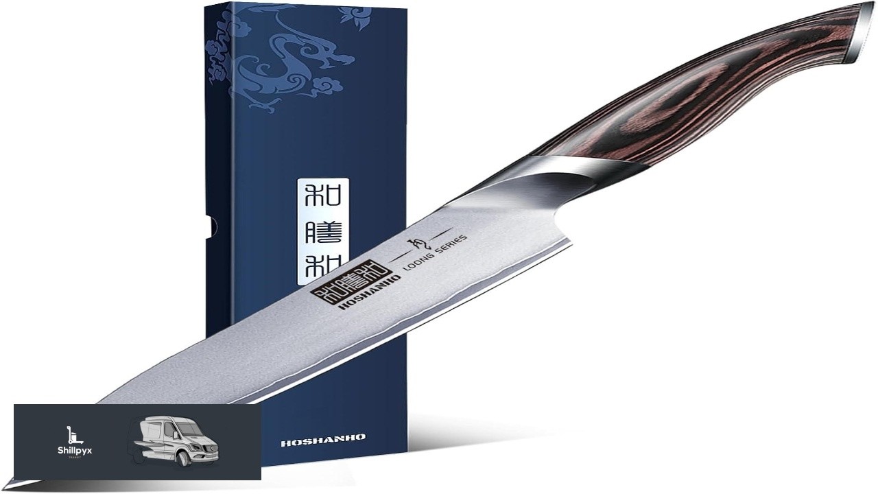 HOSHANHO 6 Inch Kitchen Knife Ultra Sharp Japanese High Carbon Stainless Steel
