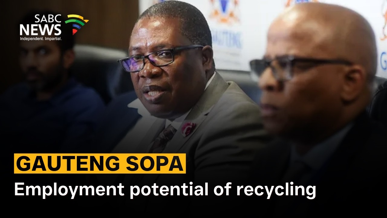 Gauteng SOPA | Employment potential of recycling