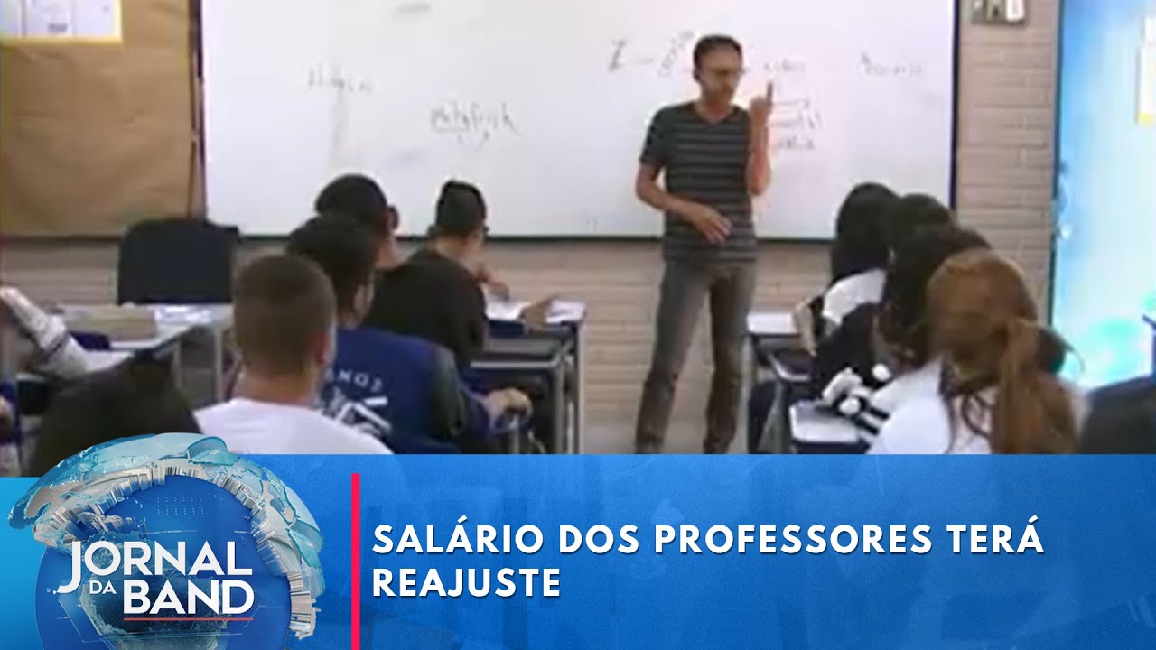Governo anuncia reajuste no piso salarial de professores | Jornal da Band