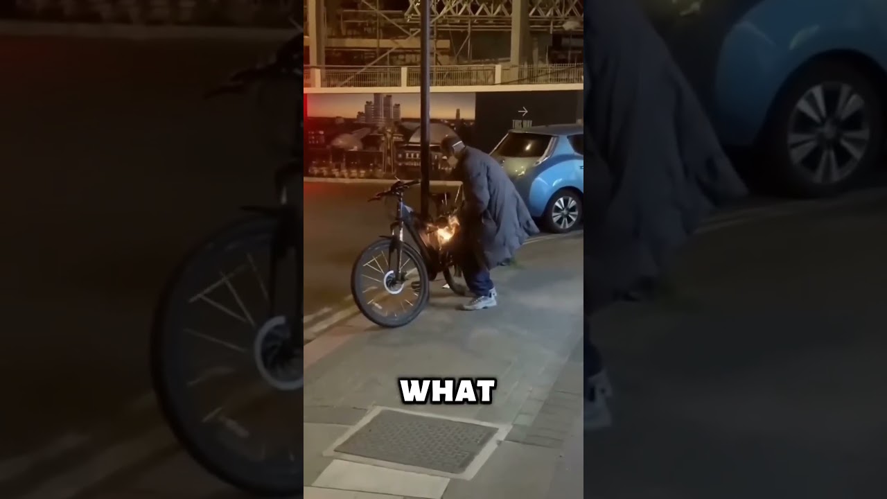 Мгновенная карма для воров велосипедов 😭
