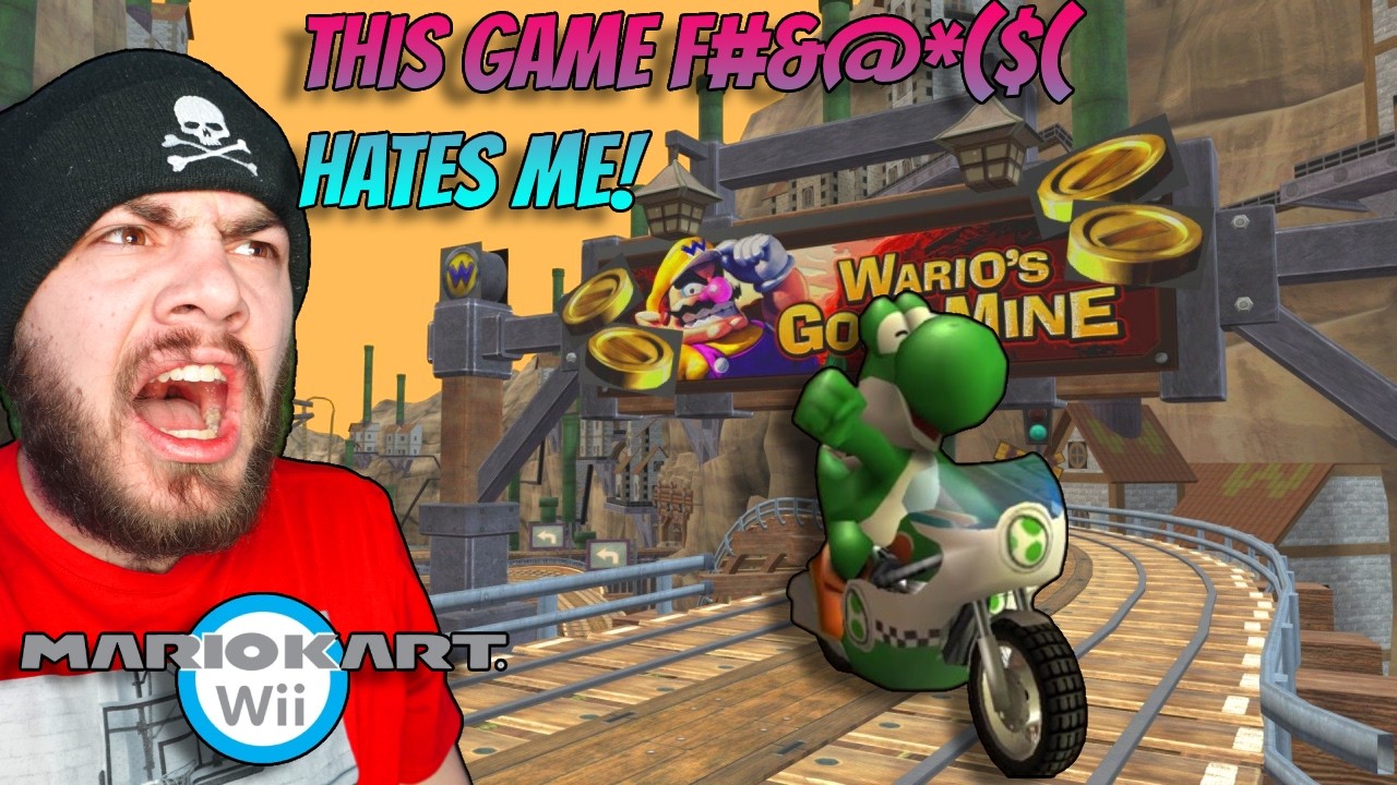 Mario Kart Wii is actually hating on me now...