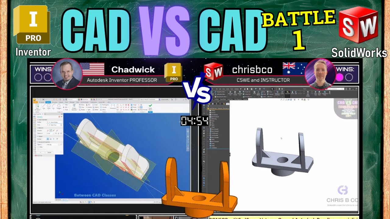 Autodesk Inventor VS SolidWorks - Which is FASTER?