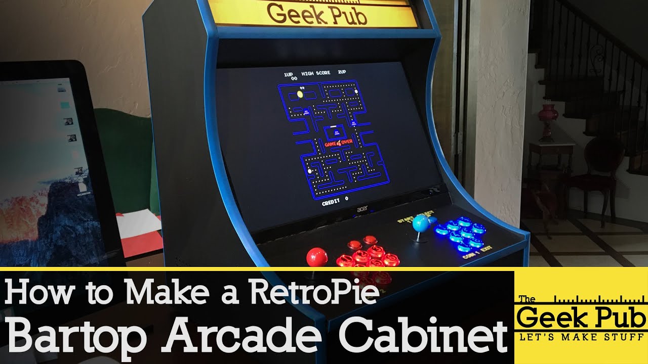 Build a RetroPie Bartop Arcade Cabinet with a Raspberry Pi