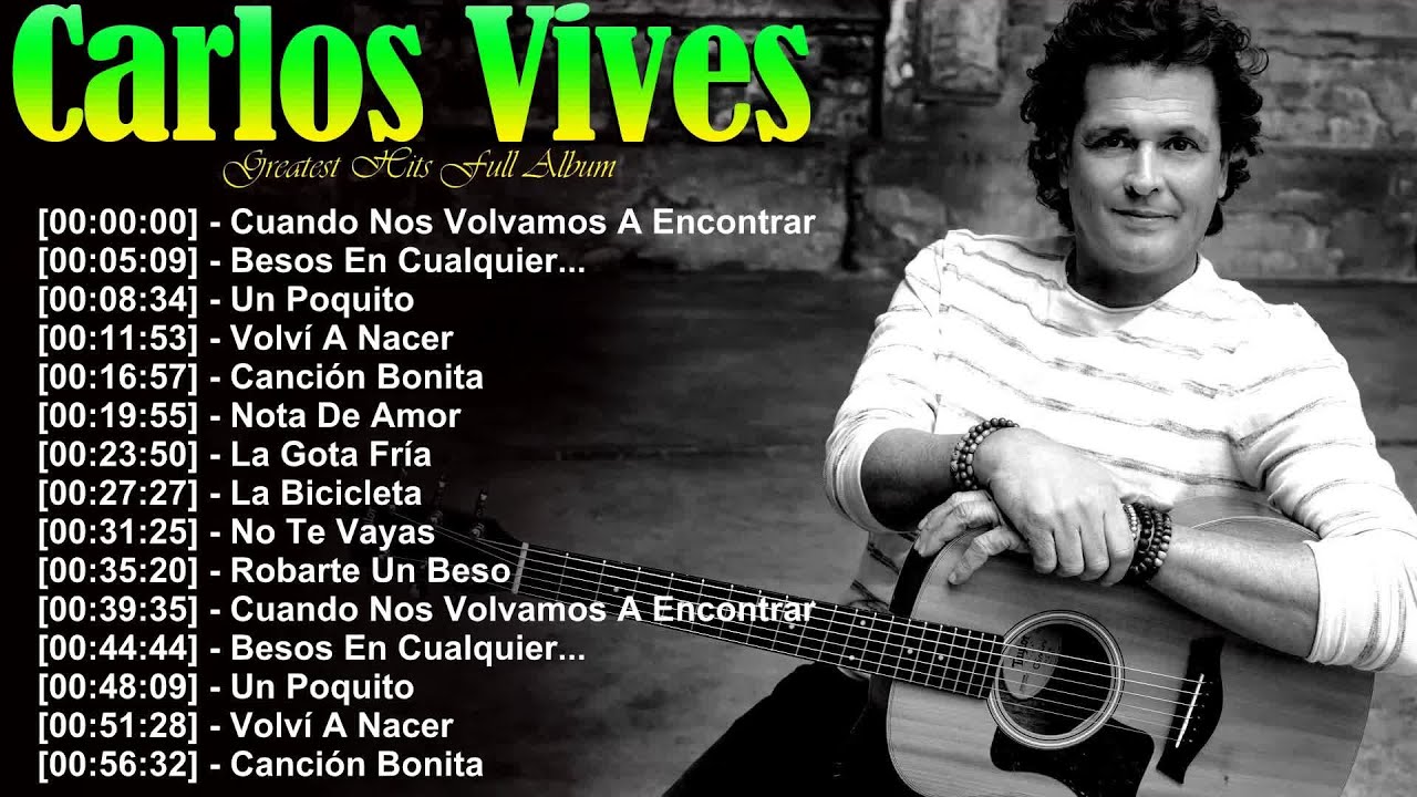 Carlos Vives colección de oro – Fruta Fresca, Nota de Amor, La Tierra del Olvido – grandes éxitos