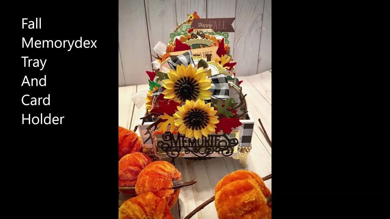 Fall Memorydex Tray and Card Share