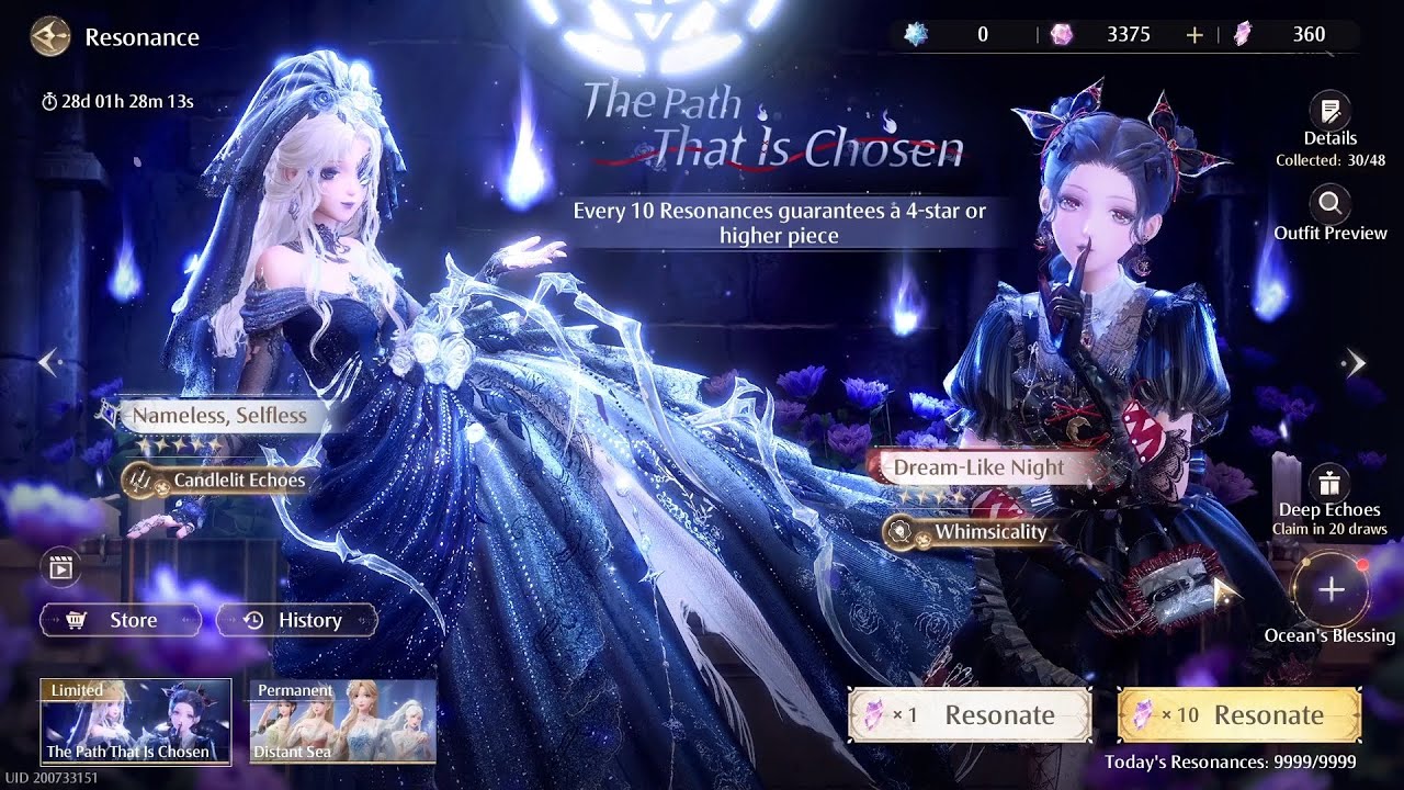 БАННЕР СОЛО ИГРОКА ( Infinity Nikki )