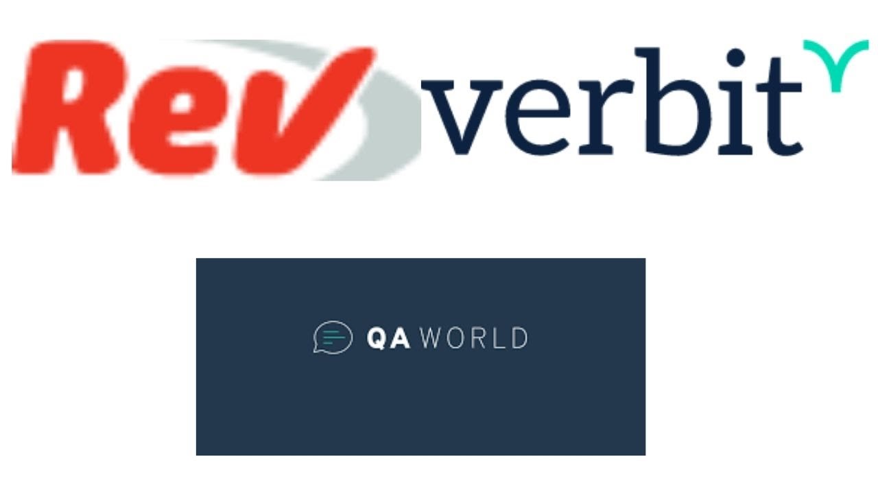 A review of REV, Verbit and QA world Transcription