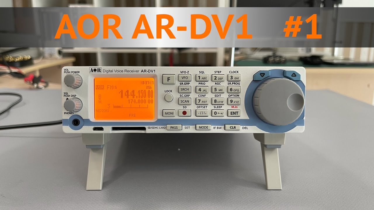 Приемник AOR AR-DV1. Комплектация, конструкция, управление