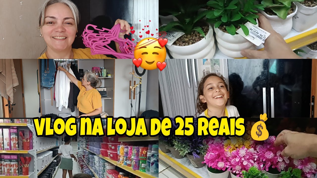 ✨ VLOG NA LOJA DE 25 REAIS ✨ MUITAS NOVIDADE UNTENSILHOS DE COZINHA 🥰 lulu ganhou presente 🎁