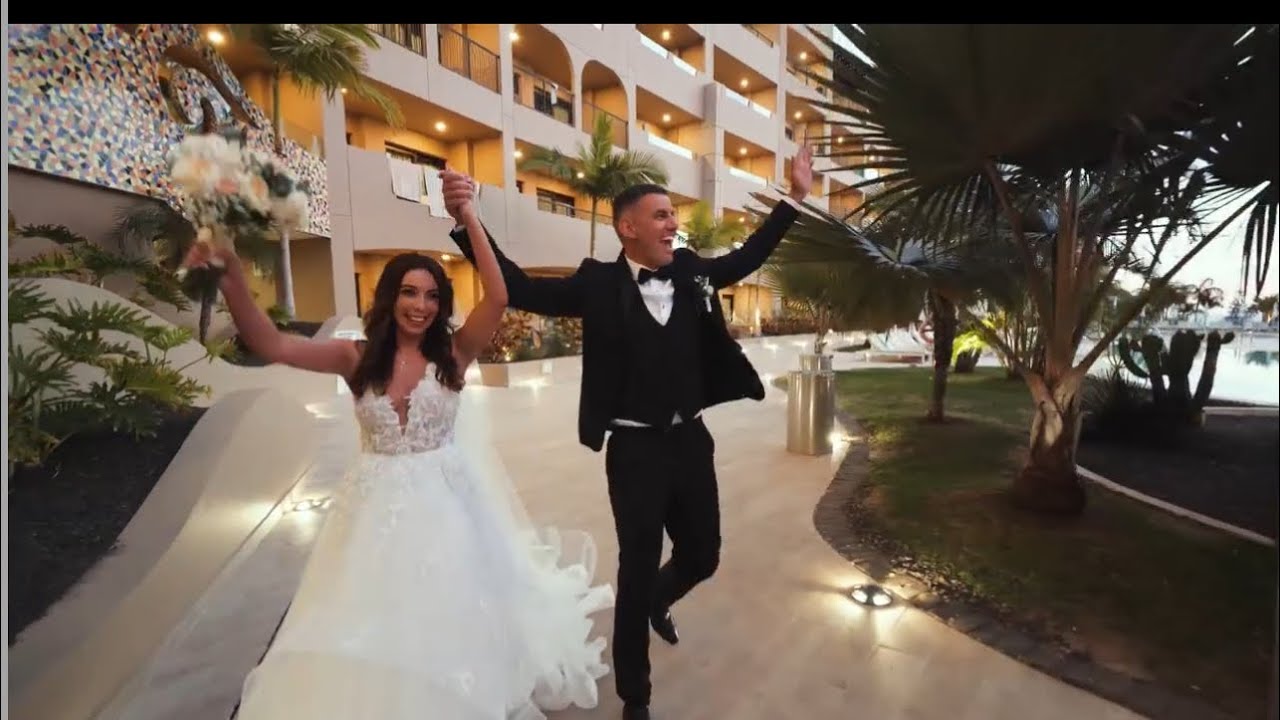 Gf Victoria wedding tenerife Mark and Christine