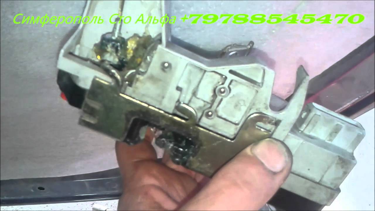 Ремонт замка задней двери Peugeot 307 tel +79788545470 Симферополь Крым