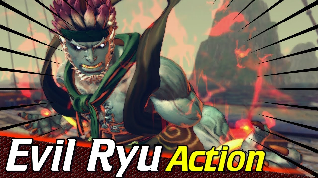 USF4 ▶ Злой Рю Повелитель урона【Ultra Street Fighter IV】