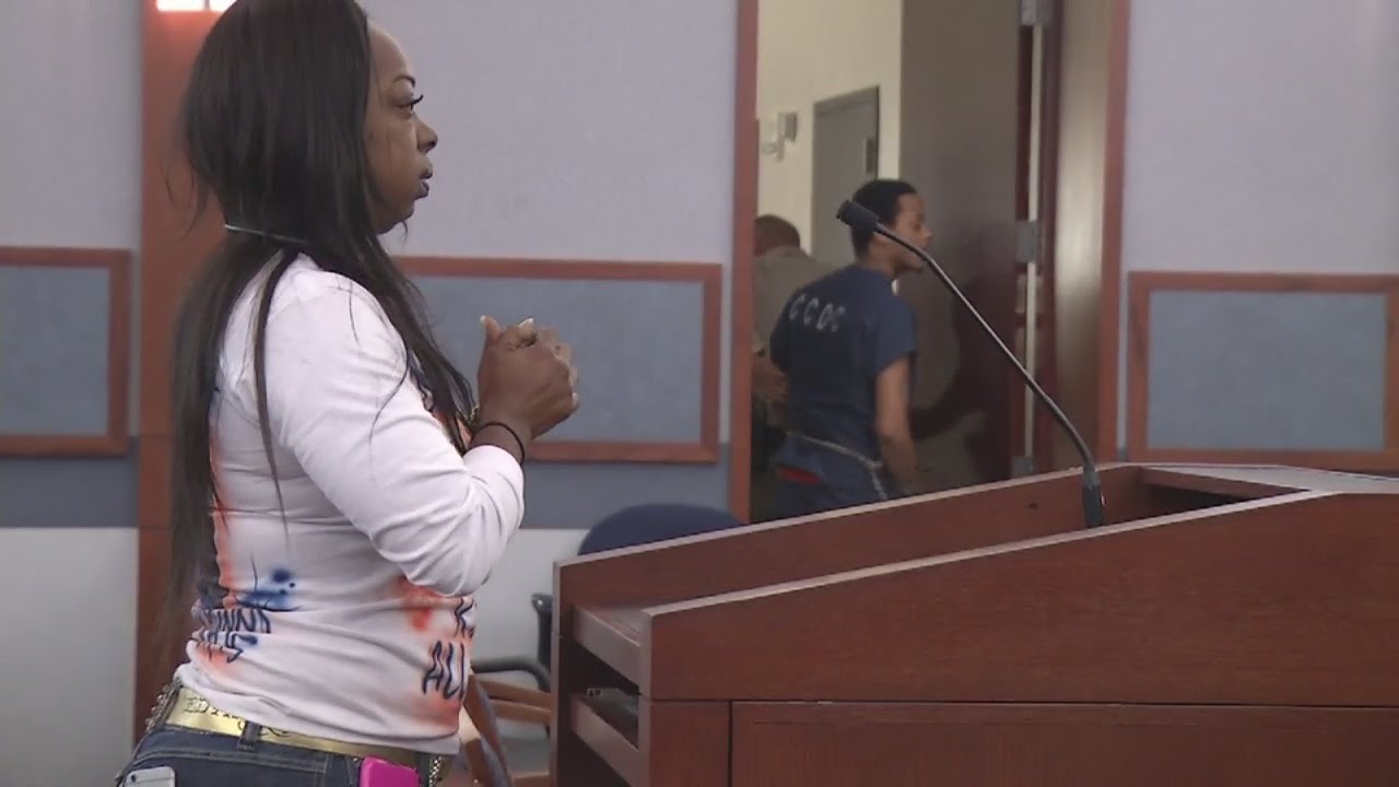 Outbursts in court