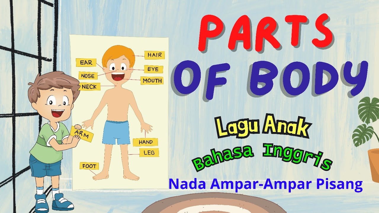 Parts of Body || Bagian Tubuh || Lagu Anak Bahasa Inggris || Ampar Ampar Pisang