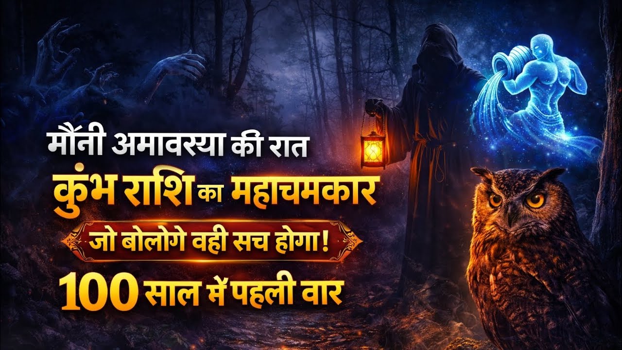 मौनी अमावस्या की रात कुंभ राशि का महाचमत्कार | जो बोलोगे वही सच होगा | 100 साल में पहली बार