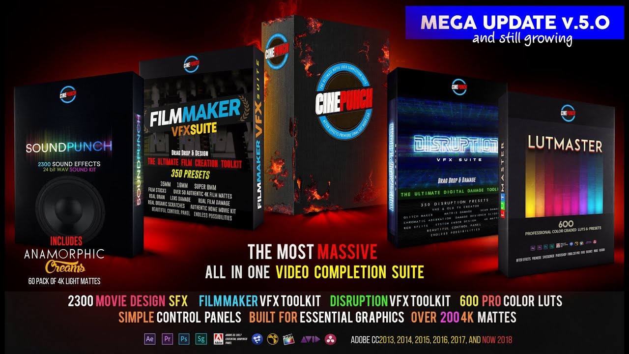 CINEPUNCH Spot | Adobe After Effects, Adobe premiere pro templates