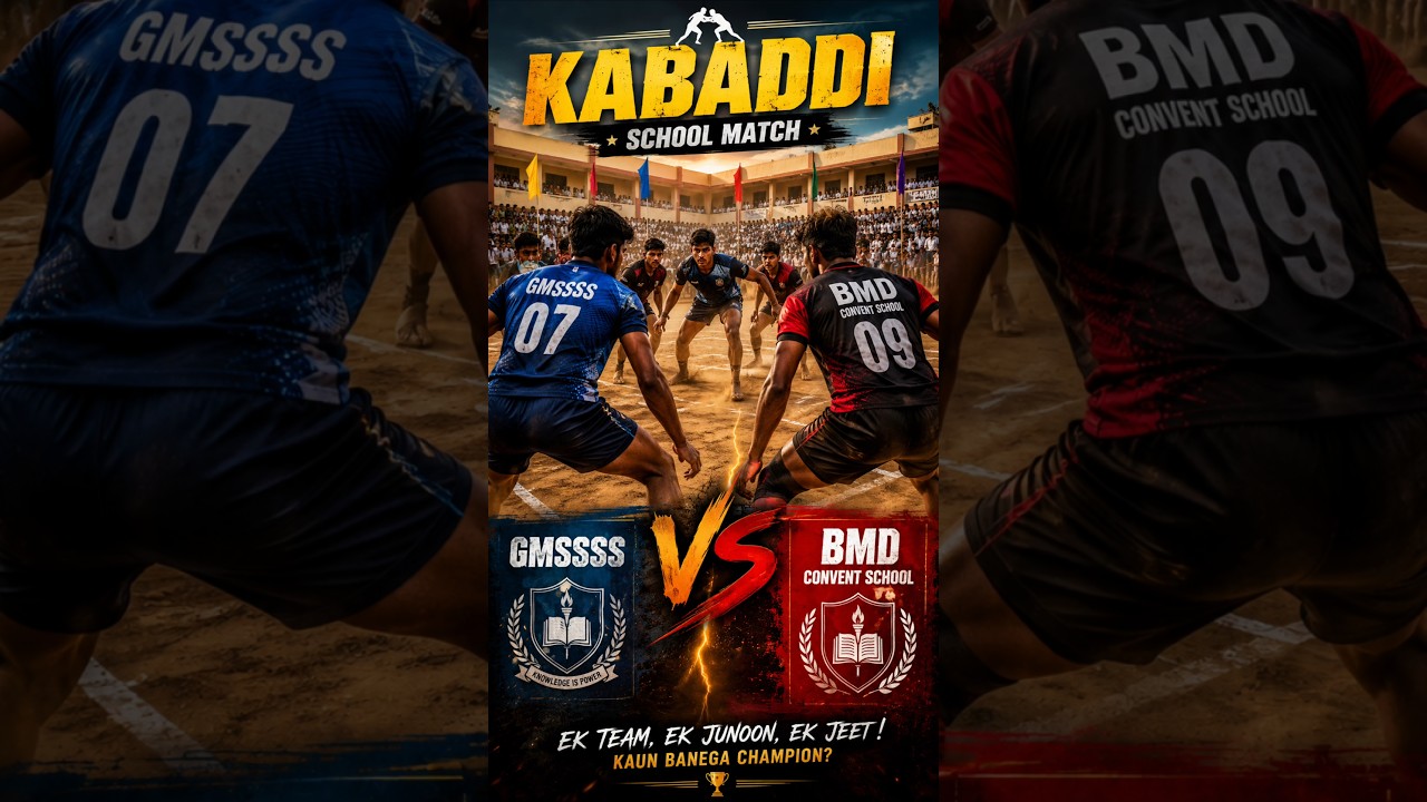 GMSSSS VS BMD CONVENT SCHOOL DISTRICT LAVEL MATCH 👹👿 #kabaddi #trending #shorts #viral