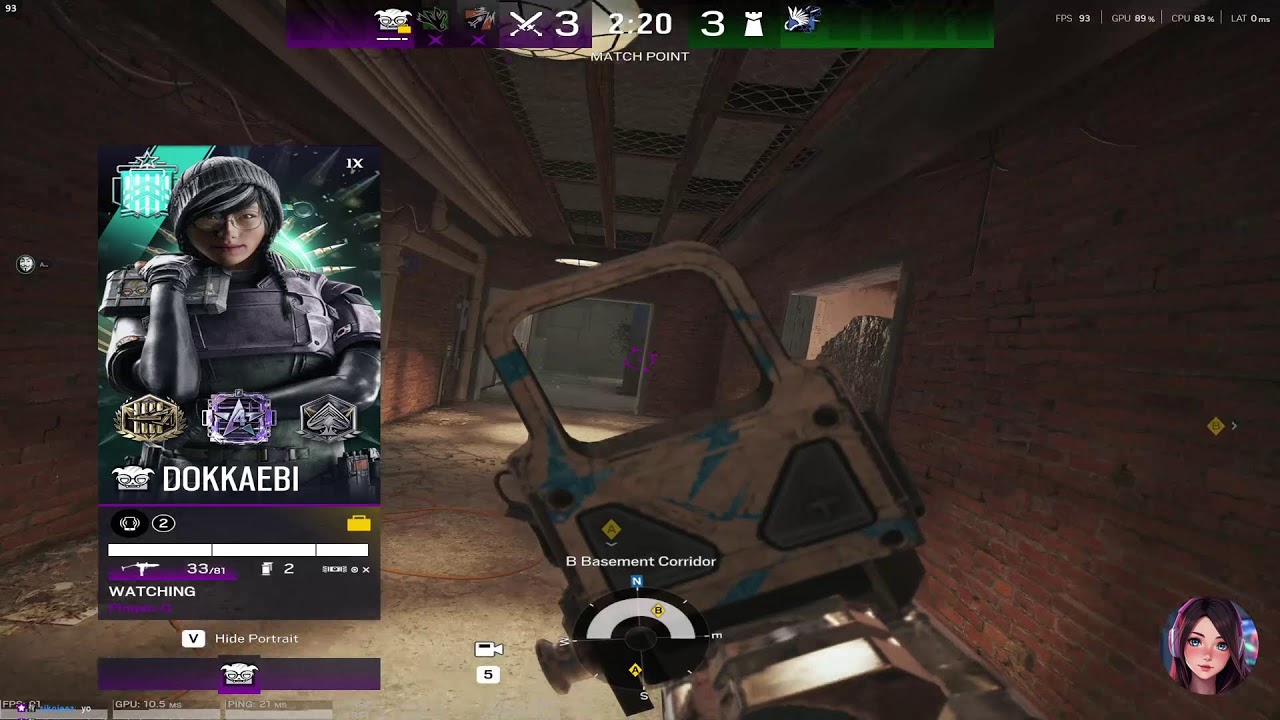 Gamergirl on siege!?!?! 😁