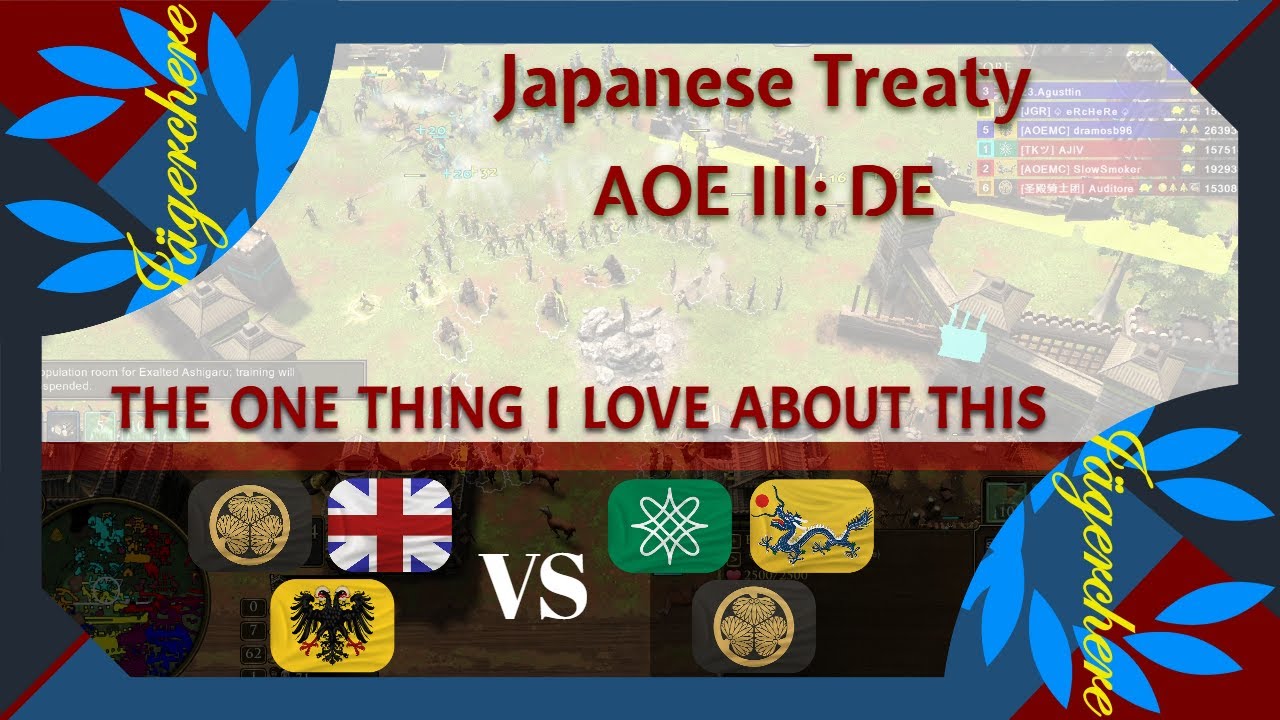 Abusing Japanese | 3v3 Treaty with Japanese | AOE III: DE