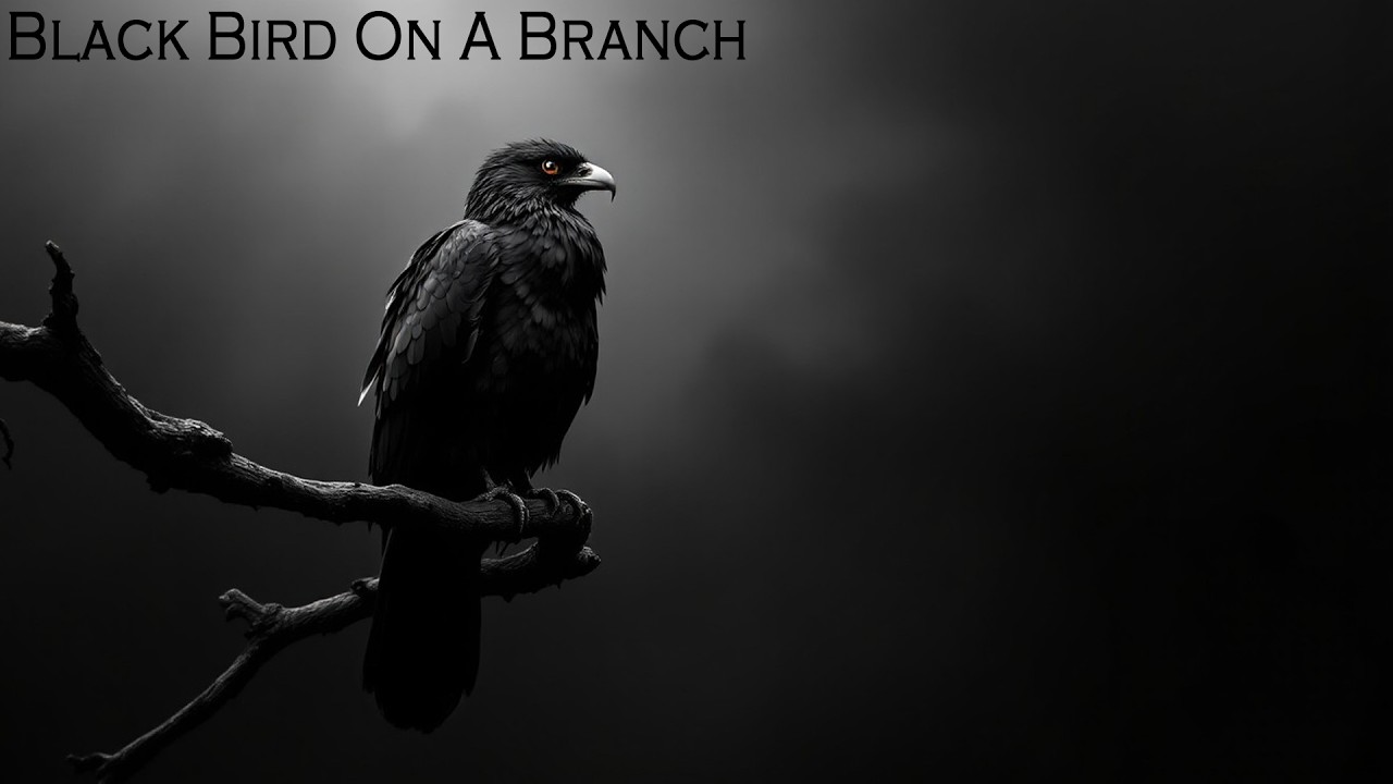 One Lonely Bird On A Branch