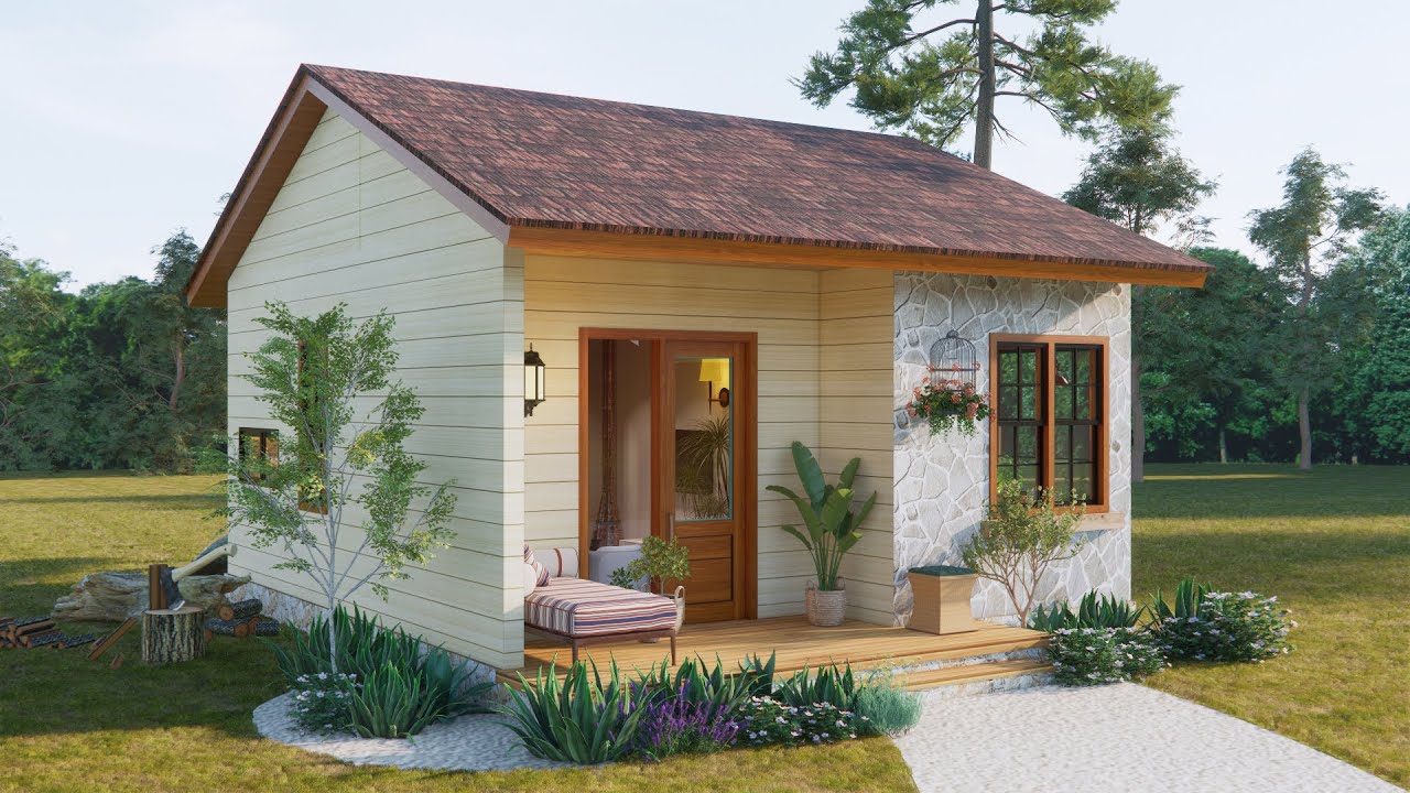 This Cozy 400sqft House Has an Amazing Floor Plan | Full Tour