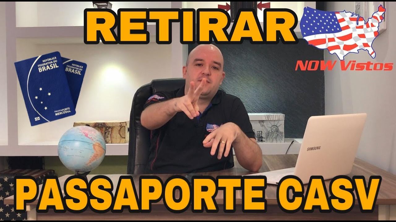 Quem pode retirar passaporte com o Visto Americano no CASV?