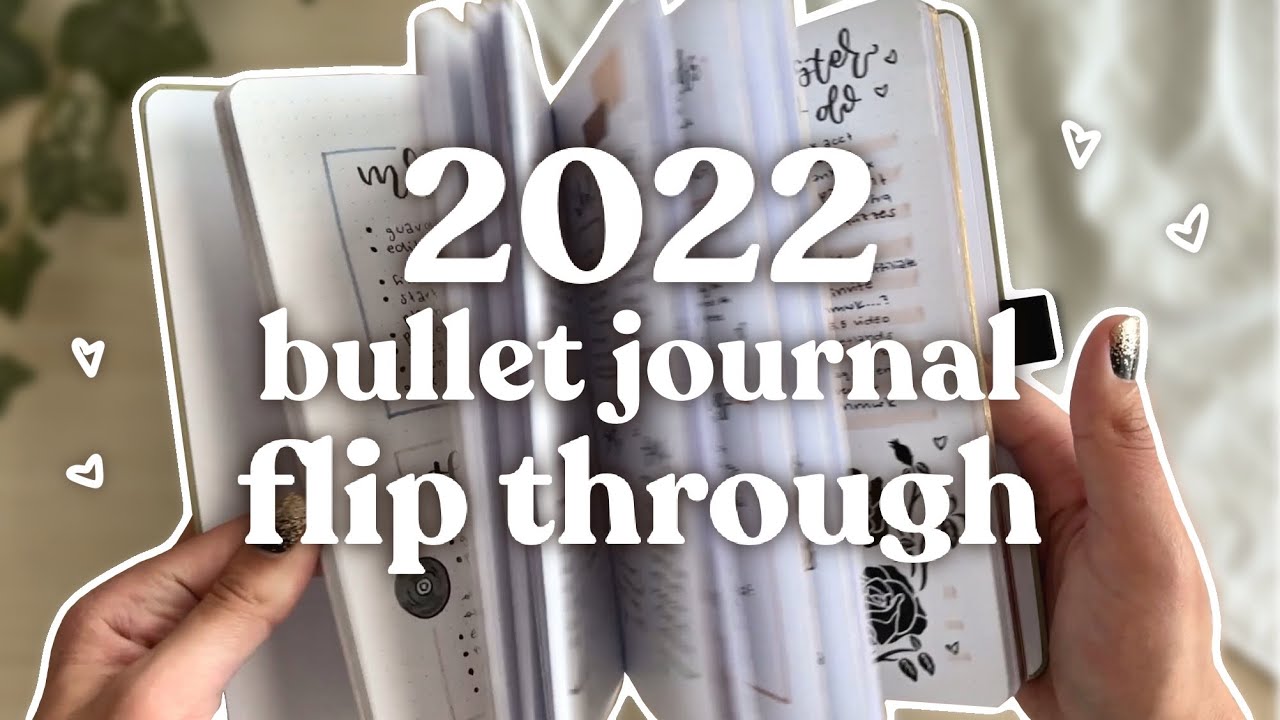 🧸 bullet journal FLIP THROUGH 2022 | ideas for bujo beginners