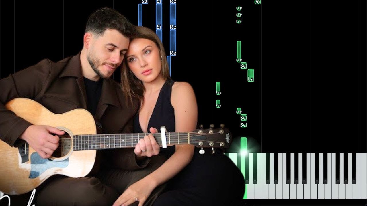 Jeck & Carla - M'envoler Piano Tutorial FACILE