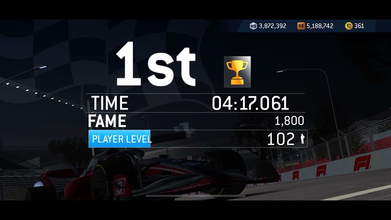 Día 341 subiendo mis carreras hasta ser piloto en la vida real - Hoy Marina Bay🇸🇬 con auto tipo F1🔥