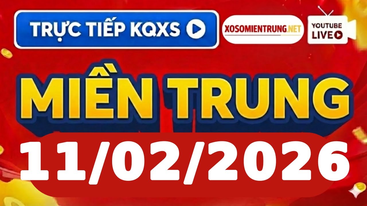 Xổ số Miền Trung 11/2/2026 - XSMT - SXMT - Kết quả Xổ số Miền Trung h&ocirc;m nay thứ 4 #Shorts