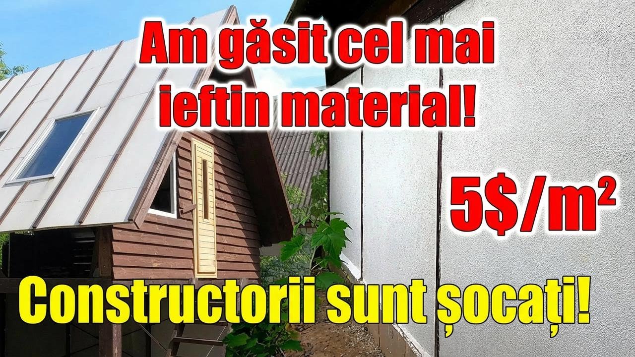 Casă cu 2 etaje, 50 m², construită cu 1000$: ziduri făcute chiar de mine!
