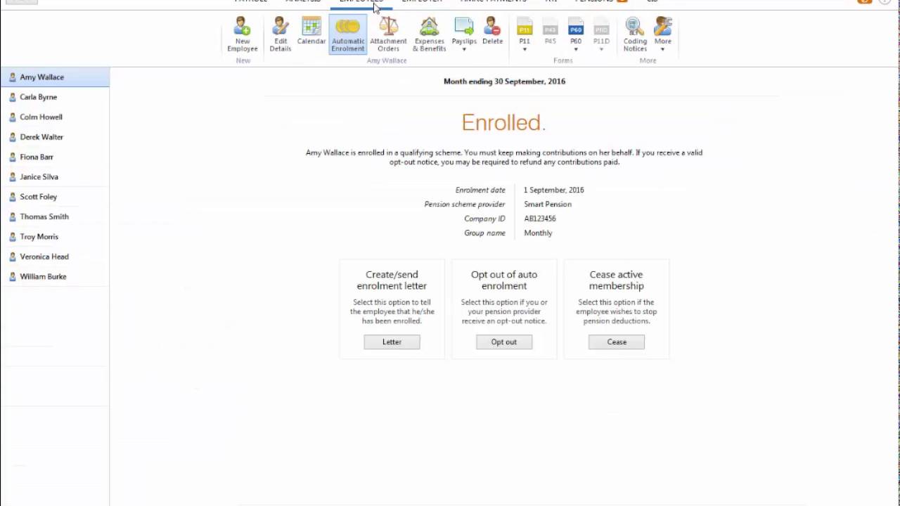 Auto Enrolment with BrightPay and Smart Pension