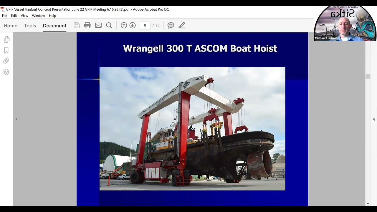 GPIP Vessel Haulout Project Update - 6/22/23