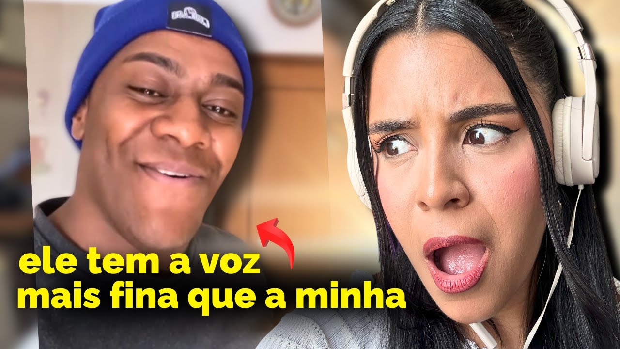 PROF DE CANTO REAGINDO A UM HOMEM COM A VOZ FEMININA - @JEBAOFICIAL